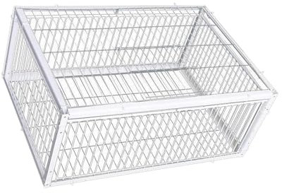 Sharplace Gabbia per Piccioni in Metallo, Raccolta Automatica Dei Piccioni, Gabbia per Raccogliere Colombe Da Neve, Quaglie, Progettata Con Un Ingresso a Canale Singolo, 4 Ingresso