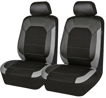 AYBEN Auto-Sitzbezug, für Toyota Yaris Hybrid 2020-2024, Vordersitzbezüge, Auto-Schonbezug, PKW-Sitzbezug, B Grey