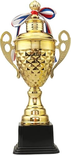 LYCN Trofeo vincitore d'oro, trofeo di Coppa grande 37 cm per tornei sportivi, competizioni, cerimonie e feste