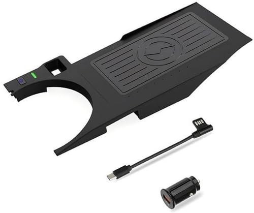 DEMULAX Car QI Wireless Charger Panel Phone Charging Pad 15W Wireless Car Charger, for BMW, X5 2020-2024 Electronics Photo Vehicle wireless charging pad