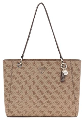 GUESS Noelle II Tote Latte Logo/Brown