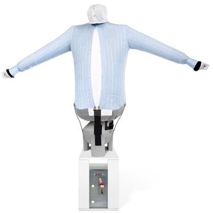 EOLO RepaSSecheur SA17 S SELF INOX Sèche-chemise automatique à pièces Robot Repassage de vêtements facile Machine à repasser robot verticale Mannequin professionnel Fer à repasser Garantie 5 ans A++