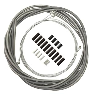 ALCXAZS PVC beschichtetes Bremszug Außenhüllenset, hitze und witterungsbeständig für Rennräder, 2 m Schaltzug Außenhülle, 4 mm Außendurchmesser, Edelstahl, für Vorder und Hinterradbremse