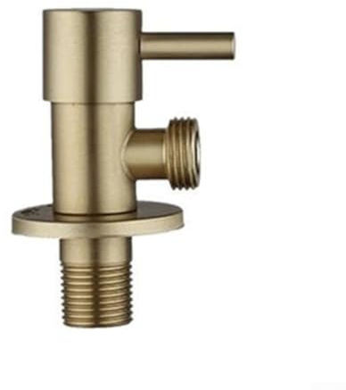Besttoolifes Valvola angolare in acciaio inox per rubinetto, valvola anti-esplosione ad alto flusso per acqua calda e fredda con filettatura da 1/2 pollice per impianti idraulici domestici e