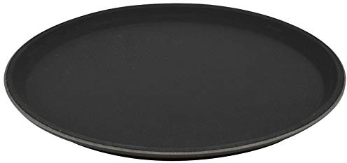 Argon Tableware Plateau de Service en Plastique - Paquet de 1-28 cm - Plateau Antidérapant Plateau Rond pour Restaurants, Traiteur de Mariage, Nourriture, Boissons, Snacks, Peinture