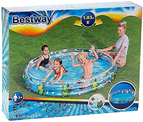 Bestway 51005 - Piscina Deep Dive 3 Anelli, 183x33 cm
