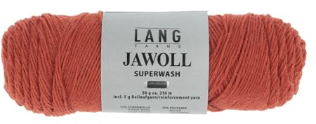 Lang Yarns JAWOLL Sockenwolle 4fach incl. Beilaufgarn Fb.275 terracotta