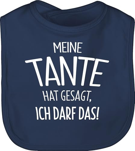 Shirtracer - Baby Lätzchen - Meine Tante hat gesagt ich darf das