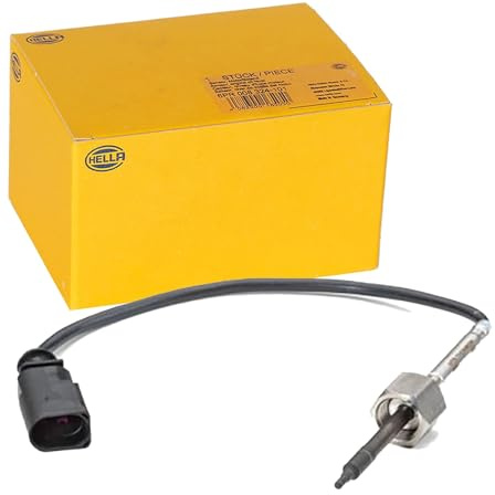 HELLA 6PT 014 494-161 Sensor, Abgastemperatur - 2-polig - geschraubt | Kompatibel mit: AUDI A2, A3, VW GOLF V, POLO