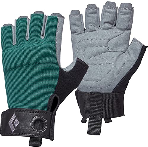 Black Diamond Women's Crag Half-Finger Gloves Kletter-Handschuhe, Raging Sea, Medium