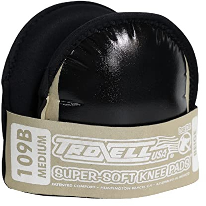 TROXELL USA - SuperSoft Beige 109 Knee Pad (Medium Size/Bagged in Pairs)