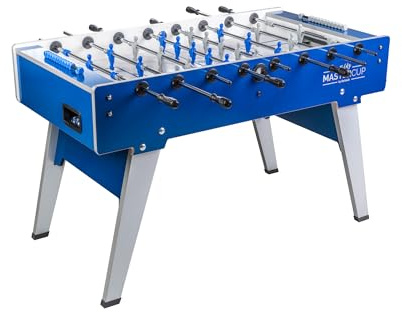 Garlando Kickertisch MasterCup Foldy,klappbarer Fußballtisch,professionelle Spielstangen (PR), robuster und Stabiler 70kg Profi-Tischfußball,Jugendliche und Erwachsene,Turnier-Tischkicker,vormontiert