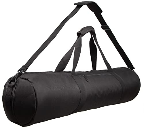 BOLLUMA Bolsa de trípode de Espuma Acolchada de 39.4 Pulgadas, Bolsa de Transporte con Soporte de luz de fotografía, 100 cm x 20 cm, Correa de Hombro Ajustable, Black