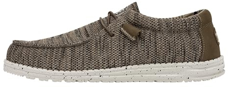 Hey Dude herr Wally Sox Moc Toe skor, BRUN, 42 EU