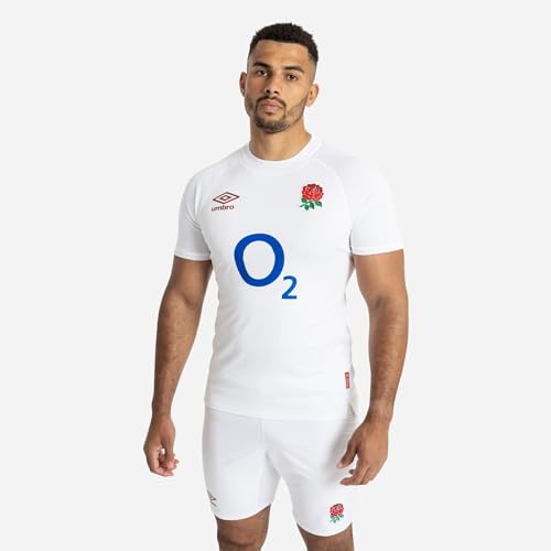 Umbro Camiseta de Rugby de Inglaterra para Hombre 2024 Six Nations Adultos