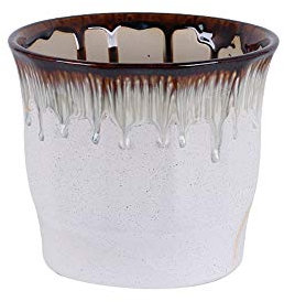 Vaso per Piante di Cactus in Ceramica Vaso per Fiori Scrivania Decorativa e davanzale Fioriera Lucida Fioriera a Tubo Alto nordeuropeo Grande per Decorazioni per la casa all'aperto per Interni