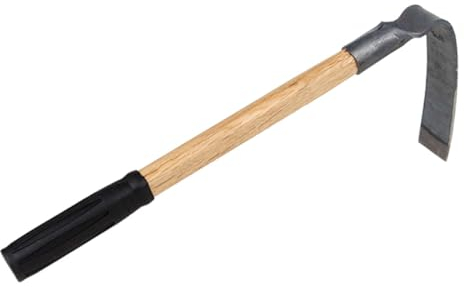 GAROZATION Gartenwerkzeug Mit Holzgriff Kleine Stahlhacke Garten-unkrautjätzubehör Handliche Gartenhacke Für Daily Gartenbedarf Pflanzzubehör Für Balkon Outdoor Bauernhof