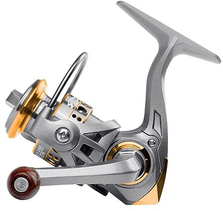 KITANDOVE Mini Angeln Rad 12 Achsen Metall Angelschnur Rad Karpfen Angeln Zubehör