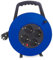 Enrollador extensible de 10m, 4 tomas, 3x1,5mm, IP20, ideal para uso en interiores y suministro eléctrico portátil.