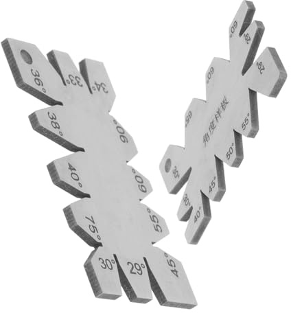 OSALADI 2pezzi Strumento Angolare Inossidabile Per Falegnameria Righello Precisione Per Misurazioni Angolari e Marcature Utensili