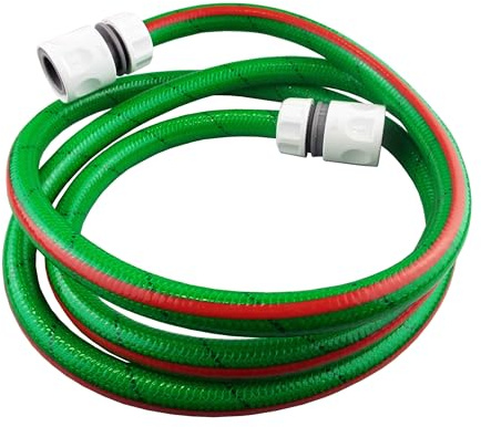 Hose Reel Extension Kit with 1-10m Flexible Pipe and 2 Premium Connectors – Perfect for Garden Irrigation and Watering Systems (4m + 2 Connectors)