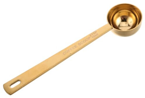 Sosoport Long Handled Coffee Spoon Measure Accurate 10ml Stainless Steel Measuring Spoon for Baking Tea