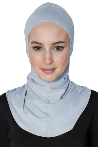 Lina & Lily Jersey Ninja Unterkappe mit Nackenbezug für Muslimische Frauen Vollständige Abdeckung
