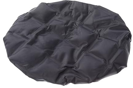 Schwarze Gelkapsel für Haare aus Kunststoff Thermohaube für Haarstyling | Warm und Kaltanwendung, für Private und Professionelle Nutzung, Passend als Wärmekappe bei Haarbehandlung