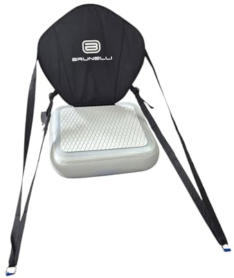 Brunelli Hybrid Kajaksitz Drop-Stitch aufblasbar iSUP Abnehmbarer Paddle Board Kajak Sitz Boot Rücken Komfort