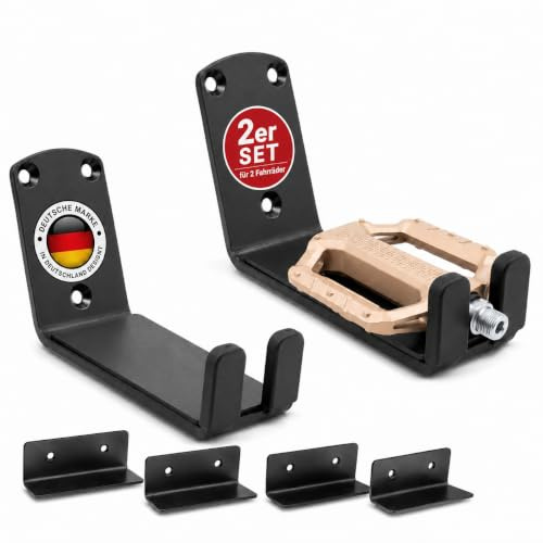 Kyto Fahrrad Wandhalterung (2x) - Fahrradhalterung Wand für E-Bike & MTB