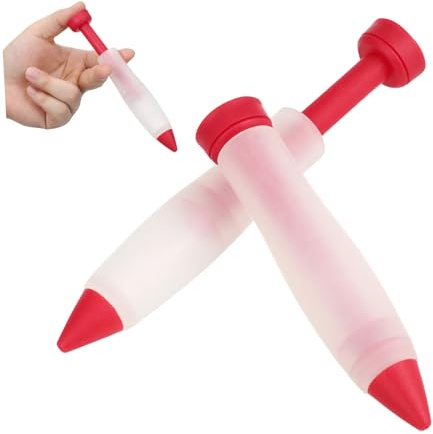 CORHAD Utensili per Pasticceria Penne in Silicone Set 3 per Decorare Dolci e Penna per Torte e Biscotti, per e Casa