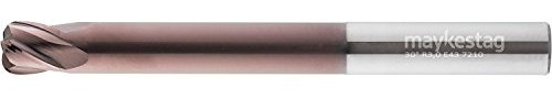 Alpen 721001220100 HSC Torusfräser L Z 4 R 2, 0x12mm