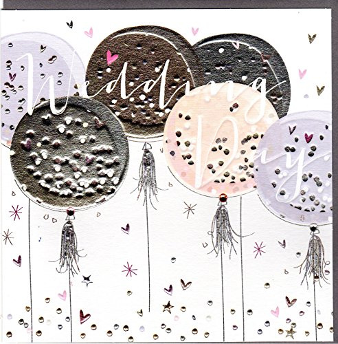 Belly Button Designs Paloma Hochzeitskarte mit Prägung und Kristallen BB419
