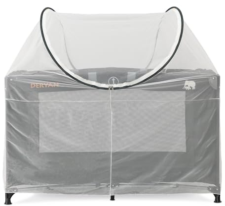 Deryan Campingbed Mosquito Protector/Reisebett Moskitoschutz, weiß