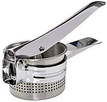 RARAA Potato Ricer, Stainless Steel Puree Masher Juicer Vegetable Fruit Press Utensil Multi Functional Professional Heavy Duty Food Press