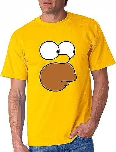 Serious Homer - Camiseta Hombre Manga Corta (XL)