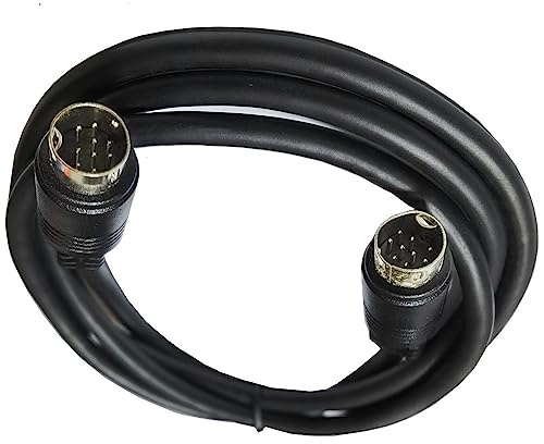 Traovien S-Video - Cavo audio Mini-DIN a 9 pin maschio a maschio, per ricevitore TV, monitor, proiettore, ricevitore audio e video, ecc. (Mini 9 pin maschio a maschio, 3 m)