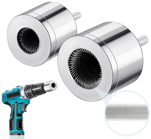 KutaKuta 2PCS Copper Pipe Cleaner, 15MM+22MM Plumbing Tools Copper Pipe Cleaner for Drill, Efficient Pipe Cleaners Plumbing Pipe Deburring Tool for Electric Drill Bit Cleaning