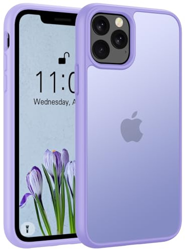 Andwing Matt Hülle für iPhone 11 Pro 5,8 Zoll Hellviolett.