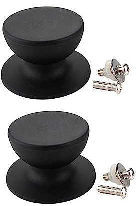 MAGICLULU 2pièces Boutons De Couvercle De Casserole Acier Inoxydable Poignée De Couvercle De Casserole Accessoires De Cuisine Lot