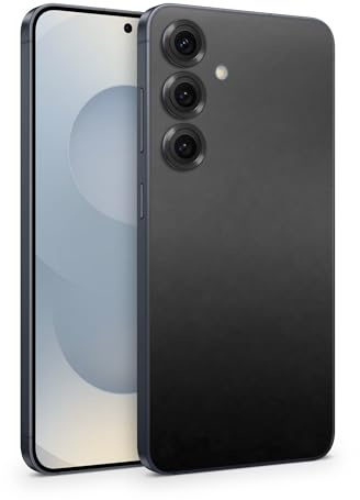 TF Skins Films compatibles avec Samsung Galaxy S25 & S25 Ultra, film de protection 360° Couverture complète ou Dos uniquement (Dos uniquement, Noir mat, S25)