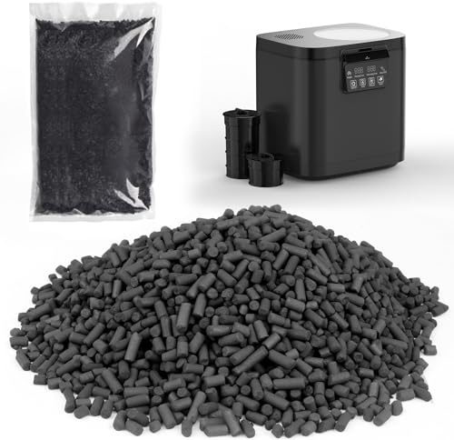 F01 Activated Carbon Filter Refills for Growell Electric Kitchen Composters, Odor-Absorbing Replacement Activated Charcoal Refills Compatible with EC01 Composters, 3 Months Odor Control (1 Bag)