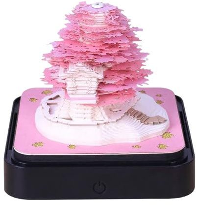 Calendrier 3D, calendrier déchirable en papier sculpté | Décoration amusante pour lieu de travail, bibliothèque, bureau, chambre à coucher, étude, salon