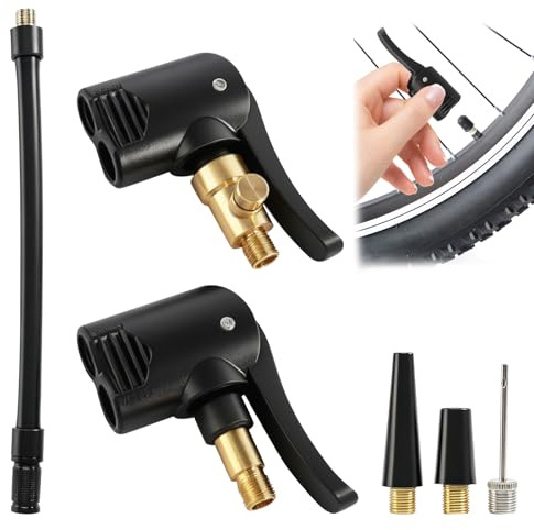 prota 6 adattatori per valvola francese, adattatore per valvola della bicicletta, set di adattatori per valvola auto in ottone, adattatore per valvola francese per moto, auto, biciclette, pneumatici
