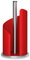 stardis Design Küchenrollenhalter Edelstahl matt H 30 Ø15 cm Rollenhalter Papierrollenhalter für Küchenrolle Halter stehend Rot