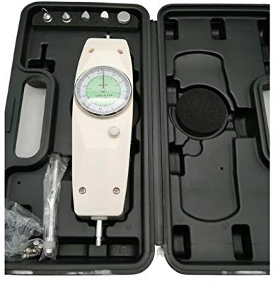 MeterTo ALB-4 Analog Push Pull Gauge Force Gauge, Max load: 4.5LB/ 2KG, Min load: 0.45LB/ 0.2KG, Load graduation value: 0.02LB/0.02KG