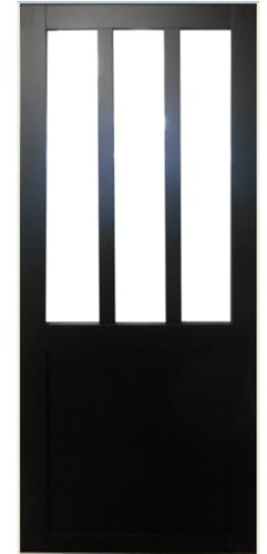 LAURE 26 Porte Style Atelier Noire 204X73