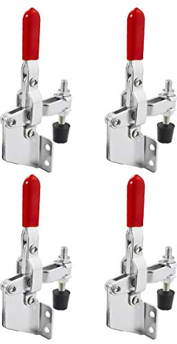 Toggle Clamps Latch Vertical Quick-Release Toggle Clamp Antislip Holding Capacity 220 lbs Tool 101B 100Kg 4 Pack