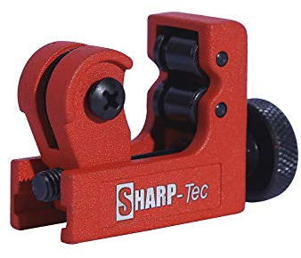 Sharp-Tec 3-22mm Pipe Cutter, Adjustable Mini Tube Cutter Cutting Tool for Cutting Copper, Brass, PVC, Aluminum, Plumbing