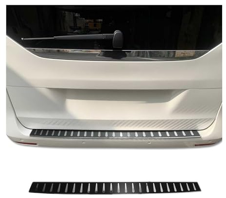 OMAC Protection de Pare-Chocs Arrière pour Mercedes Vito W447 2014-2026 – INOX Finition Film Carbone – Seuil de Coffre sur Mesure – Protection Seuil de Chargement
